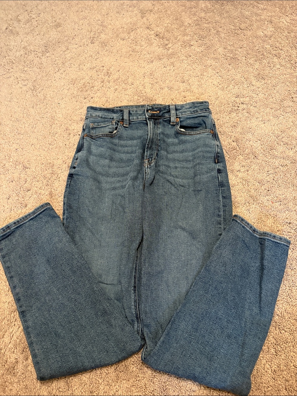 American Eagle High-Waist Blue Women's Jeans